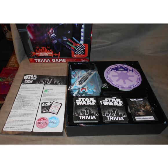 2015 Star Wars Trivia Game Cardinal Games #18801 Complete - Picture 2 of 8